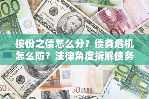 北京按份之债怎么分？债务危机怎么防？法律角度拆解债务分配与风险自保指南