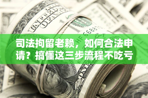 北京司法拘留老赖，如何合法申请？搞懂这三步流程不吃亏！